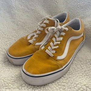 Mustard Yellow Vans: Men’s 6 - Women’s 7.5